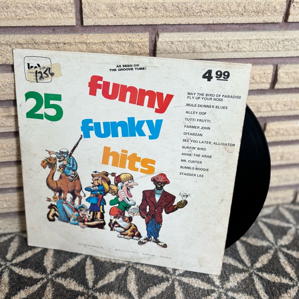 70's "25 Funky Funky Hits" Record - As Seen on TV - 70's Compilation Album